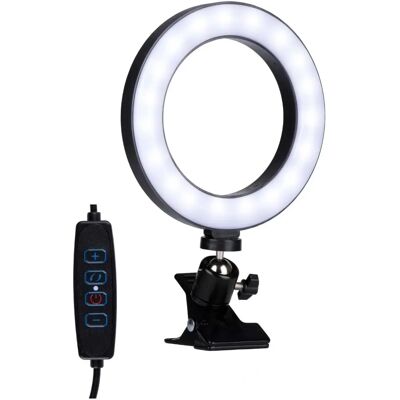 Grundig 15.6cm LED Selfie Ring Light - 3 Light Modes Grundig 15.6cm LED Selfie Ring Light - 3 Light Modes