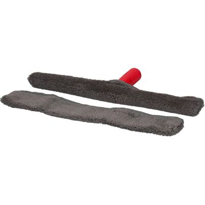 Dirt Devil Raamwisser set - telescopische handgreep 57-129 CM - 2x microvezeldoek - grijs/rood Dirt Devil Raamwisser set - telescopische handgreep 57-129 CM - 2x microvezeldoek - grijs/rood