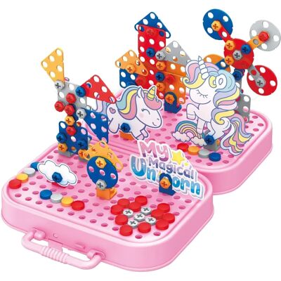Eddy Toys Einhorn-Baukasten - 228 Teile Eddy Toys Einhorn-Baukasten - 228 Teile