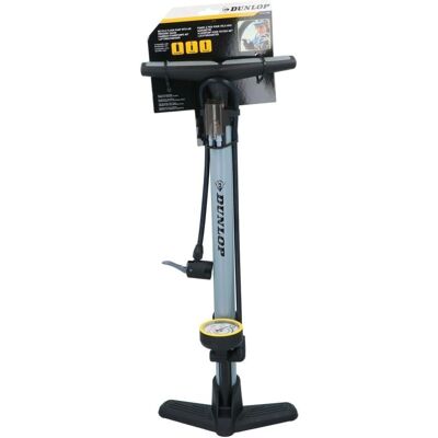 Dunlop Grijze Fietspomp - Drukmeter Dunlop Grijze Fietspomp - Drukmeter