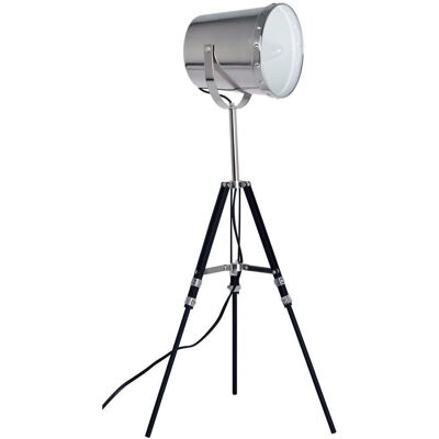 Lampada da Tavolo Grundig - Tripode, Paralume in Metallo, 64cm Lampada da Tavolo Grundig - Tripode, Paralume in Metallo, 64cm