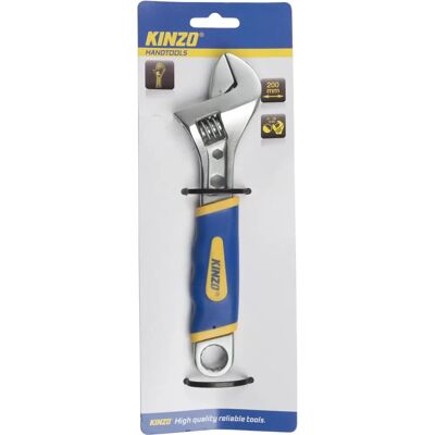 Kinzo - Verstellbarer Schraubenschlüssel - 200 mm - Schraubenschlüssel Kinzo - Verstellbarer Schraubenschlüssel - 200 mm - Schraubenschlüssel
