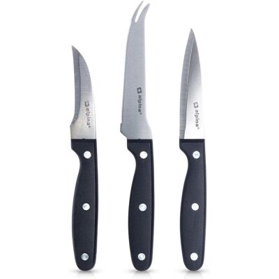 Alpina Deluxe 3 Piece Small Kitchen Knife Set - Kitchen Knife Set Alpina Deluxe 3 Piece Small Kitchen Knife Set - Kitchen Knife Set