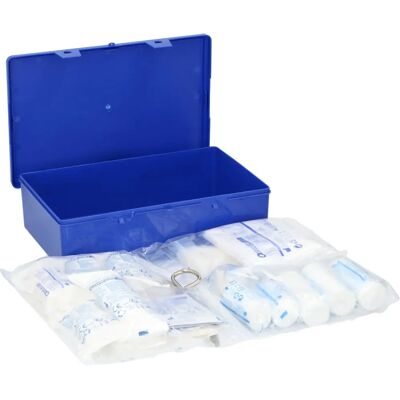 BigBuy Wellness EHBO-kit - 41 Stukken, Blauw, 25x17x7.5cm BigBuy Wellness EHBO-kit - 41 Stukken, Blauw, 25x17x7.5cm