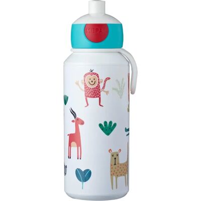 Borraccia pop-up Campus Mepal – bottiglia d'acqua – senza perdite – riutilizzabile – senza BPA – lavabile in lavastoviglie – 400 ml Borraccia pop-up Campus Mepal – bottiglia d'acqua – senza perdite – riutilizzabile – senza BPA – lavabile in lavastoviglie – 400 ml