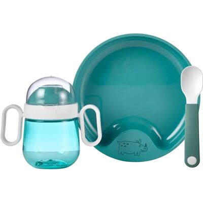Mepal Mio Babygeschirrset - Deep Turquoise Mepal Mio Babygeschirrset - Deep Turquoise