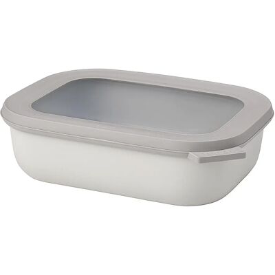 Mepal Cirqula 1000 ml Récipient Rectangulaire - Blanc Mepal Cirqula 1000 ml Récipient Rectangulaire - Blanc
