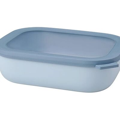 Bol Rectangulaire Cirqula Bleu Nordique - Rangement alimentaire Bol Rectangulaire Cirqula Bleu Nordique - Rangement alimentaire