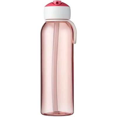 Mepal Rosa/Transparant Flip-Up Vattenflaska - 500ml Mepal Rosa/Transparant Flip-Up Vattenflaska - 500ml