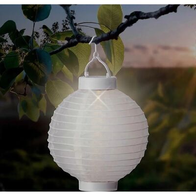 Kaemingk - Laterne 894799 Lumineo Solar LED Weiß - Laterne Kaemingk - Laterne 894799 Lumineo Solar LED Weiß - Laterne
