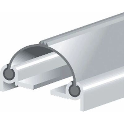 Profilo di supporto in alluminio Ellen - 224 cm - Guarnizione porta Profilo di supporto in alluminio Ellen - 224 cm - Guarnizione porta