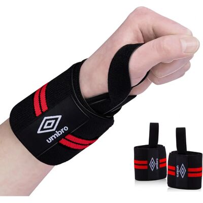 Umbro Polsbanden - RoodZwart - Fitness, Crossfit en Krachttraining - Polsbanden Umbro Polsbanden - RoodZwart - Fitness, Crossfit en Krachttraining - Polsbanden