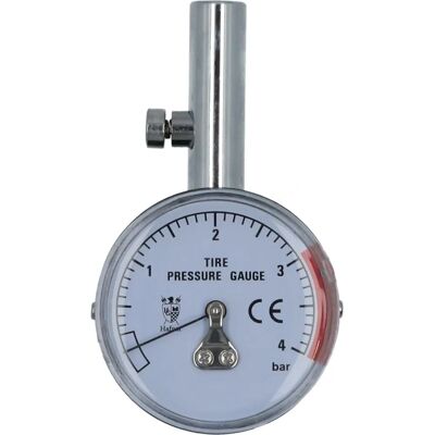 Carpoint 0623201 Tire Pressure Gauge - Analog, Up to 4 Bar Carpoint 0623201 Tire Pressure Gauge - Analog, Up to 4 Bar