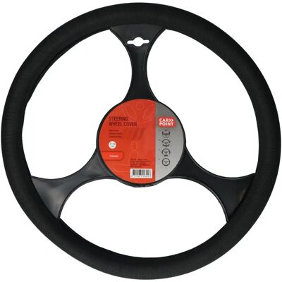 Housse de Volant Carpoint 2561502 Noir - 38cm - Améliore la prise et le confort Housse de Volant Carpoint 2561502 Noir - 38cm - Améliore la prise et le confort