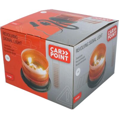 Carpoint Luz Giratoria 12V Naranja Xenón - Luz de Advertencia Carpoint Luz Giratoria 12V Naranja Xenón - Luz de Advertencia