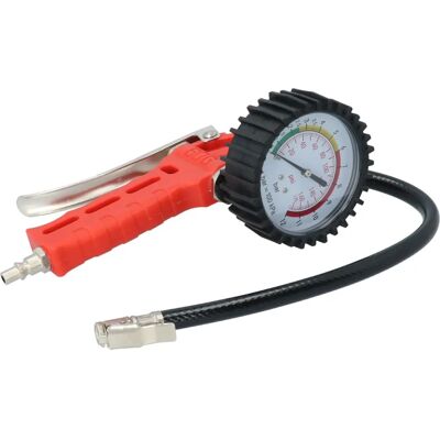 CARPOINT Air Compressor - 12 bar Max - Pressure Gauge - 35cm Hose - Pneumatic CARPOINT Air Compressor - 12 bar Max - Pressure Gauge - 35cm Hose - Pneumatic