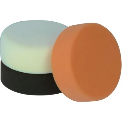 Carpoint 3-Pad Polishing Set - Soft, Medium, Hard - 150mm Carpoint 3-Pad Polishing Set - Soft, Medium, Hard - 150mm