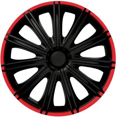 Gorecki - 2211185 - Nero/Rosso - 15 - Copricerchio Ruote Gorecki - 2211185 - Nero/Rosso - 15 - Copricerchio Ruote