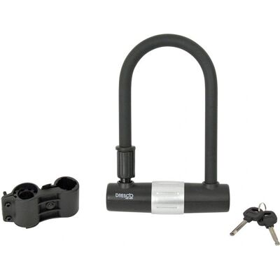 Cadenas pour vélo Dresco 5250201 - U-lock - Publicité Cadenas pour vélo Dresco 5250201 - U-lock - Publicité