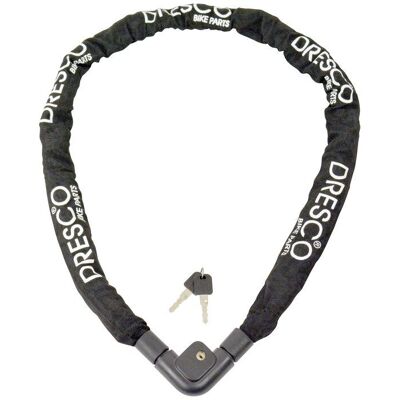 Dresco Fietsslot - 150cm gehard stalen ketting - Beveiligingsbereik 12 Dresco Fietsslot - 150cm gehard stalen ketting - Beveiligingsbereik 12