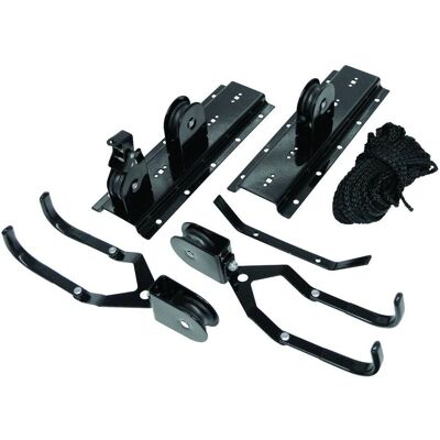 Vida XL Europe B.V. Dresco Élévateur de Vélos - Support pour Vélo - Noir Vida XL Europe B.V. Dresco Élévateur de Vélos - Support pour Vélo - Noir