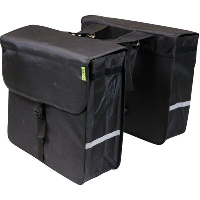 Dresco - Luxe Shopper - 40 L - Nylon Noir - Bicycle Bag - Publicité Dresco - Luxe Shopper - 40 L - Nylon Noir - Bicycle Bag - Publicité