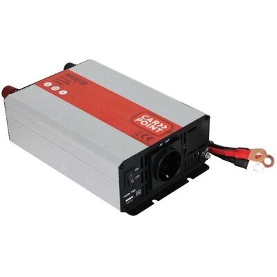 Carpoint Muuntaja 12V > 230V 1000W - Standardi Schuko-pistorasia Carpoint Muuntaja 12V > 230V 1000W - Standardi Schuko-pistorasia