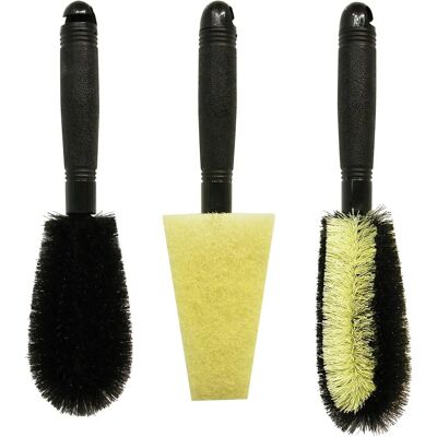 Carpoint Set of 3 Wheel Brushes - Car Cleaning Accessories Carpoint Set of 3 Wheel Brushes - Car Cleaning Accessories