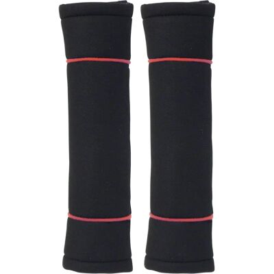 Carpoint Cubierta clásica de cinturón negro/rojo - Accesorios para coche Carpoint Cubierta clásica de cinturón negro/rojo - Accesorios para coche