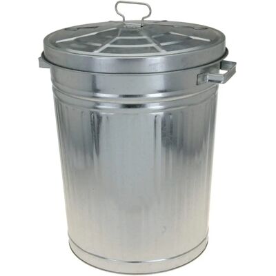 Cubo de basura Zinc 55L - Robusto con asas Cubo de basura Zinc 55L - Robusto con asas