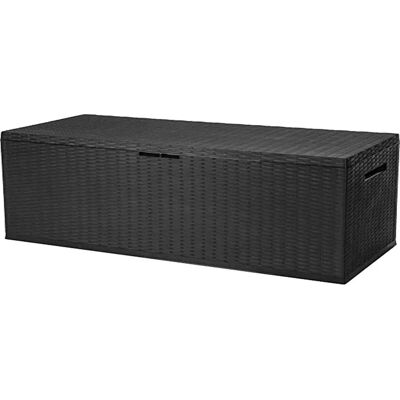 vidaXL ProGarden Caja de Jardín 312 L Gris Oscuro - Caja de almacenamiento de jardín vidaXL ProGarden Caja de Jardín 312 L Gris Oscuro - Caja de almacenamiento de jardín