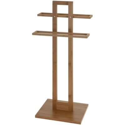 Držák ručníků z bambusu VidaXL - 38x32,5x70 cm Řešení koupelny Držák ručníků z bambusu VidaXL - 38x32,5x70 cm Řešení koupelny