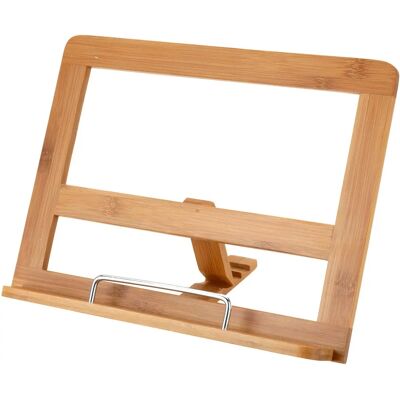 Excellent Houseware Verstellbarer Bambus-Kochbuchständer – auch für Tablets Excellent Houseware Verstellbarer Bambus-Kochbuchständer – auch für Tablets