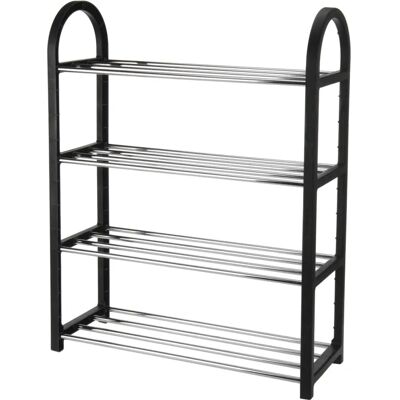 5five Einfach Smart Metall Aluminium Schuhregal - 50 x 65 x 19 cm 5five Einfach Smart Metall Aluminium Schuhregal - 50 x 65 x 19 cm