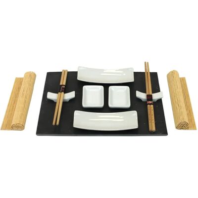 Excellent Houseware Ensemble Sushi pour Deux - 13 Accessoires - Cadeau - Publicité Excellent Houseware Ensemble Sushi pour Deux - 13 Accessoires - Cadeau - Publicité