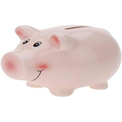 B2X Keramik Sparschwein - Rosa, 11,5x9,1cm, Süßes Sparschwein B2X Keramik Sparschwein - Rosa, 11,5x9,1cm, Süßes Sparschwein
