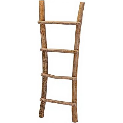 Kolekcja Home Styling Drabina z akacji - 4-stopniowa półka na ręczniki Kolekcja Home Styling Drabina z akacji - 4-stopniowa półka na ręczniki