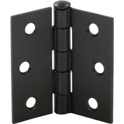 Smartwares Model 8302100090 - Zwarte vierkante scharnier 63x63mm Smartwares Model 8302100090 - Zwarte vierkante scharnier 63x63mm