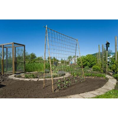 vidaXL Natuurlijk Jute Klimnet 3x1 m - Klimnet vidaXL Natuurlijk Jute Klimnet 3x1 m - Klimnet
