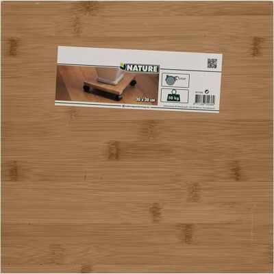 VidaXL Bambus Pflanzständer mit Rädern - 30x30 cm Indoor/Outdoor VidaXL Bambus Pflanzständer mit Rädern - 30x30 cm Indoor/Outdoor