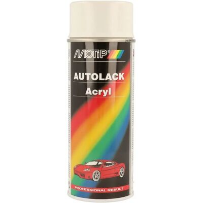 Spray vernice auto Motip bianco - 45292 - Asciugatura rapida, resistente Spray vernice auto Motip bianco - 45292 - Asciugatura rapida, resistente
