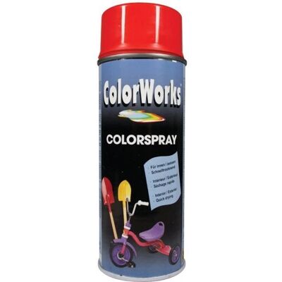 Colorworks RAL2002 Oranje/rood Glanzende Sprayverf - Verf Colorworks RAL2002 Oranje/rood Glanzende Sprayverf - Verf