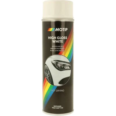 Motip-Dupli Weiß Hochglanz Sprayfarbe - 500ml - Lackart: Acryllack Motip-Dupli Weiß Hochglanz Sprayfarbe - 500ml - Lackart: Acryllack