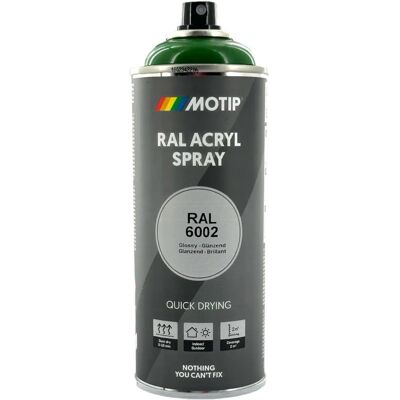 Motip RAL 6002 Bladgroen Spuitbus - Spray Paint Motip RAL 6002 Bladgroen Spuitbus - Spray Paint