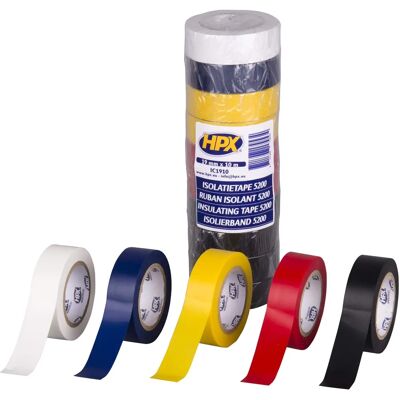 Nastro isolante HPX XB1910 - -50°C a +80°C - 5000V - Nero Nastro isolante HPX XB1910 - -50°C a +80°C - 5000V - Nero