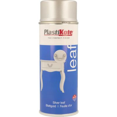 PlastiKote Plasti-kote PKT27111 Spray Feuilles Argent 400ml - Peinture en spray - Publicité PlastiKote Plasti-kote PKT27111 Spray Feuilles Argent 400ml - Peinture en spray - Publicité