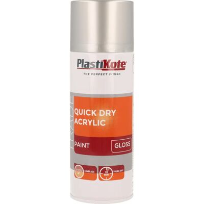 Peinture en spray argent brillant PlastiKote 440.0071013.076 - Spray Paint - Publicité Peinture en spray argent brillant PlastiKote 440.0071013.076 - Spray Paint - Publicité