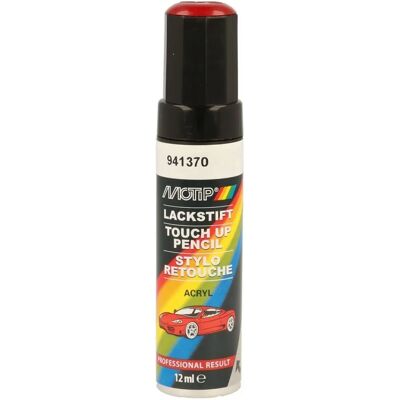 Brocha de retoque pintura Motip 941370 Rojo - 12 ml Brocha de retoque pintura Motip 941370 Rojo - 12 ml