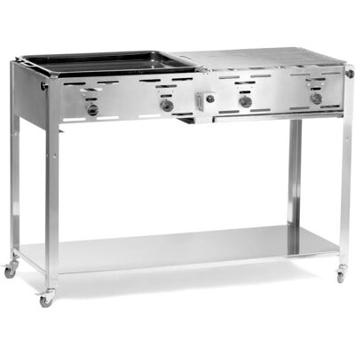 Hendi Grill-Master Quattro főzőállomás - Rozsdamentes acél - 22000 W Hendi Grill-Master Quattro főzőállomás - Rozsdamentes acél - 22000 W