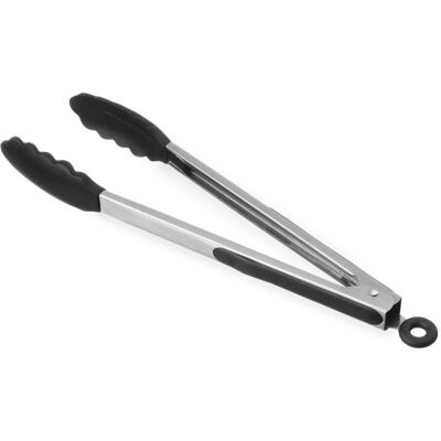 Pinces en acier inoxydable Hendi avec silicone résistant à la chaleur - 30cm Pinces en acier inoxydable Hendi avec silicone résistant à la chaleur - 30cm